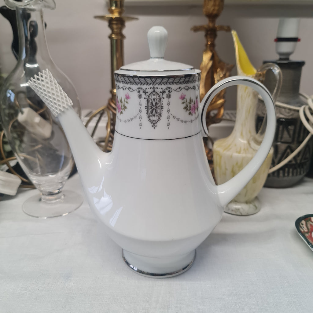 Noritake Fine Bone China Large Coffee Pot - Clarice