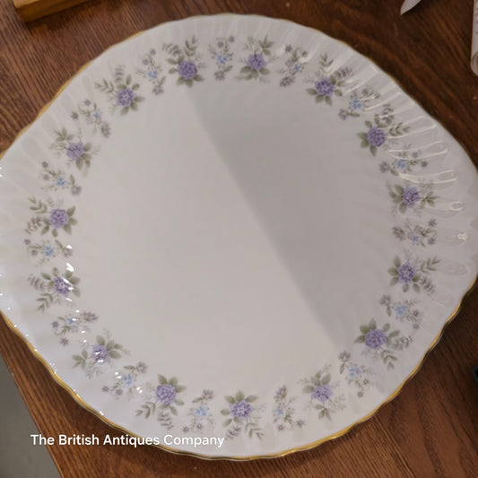 Minton Fine Bone China Alphine Spring Sandwich Plate