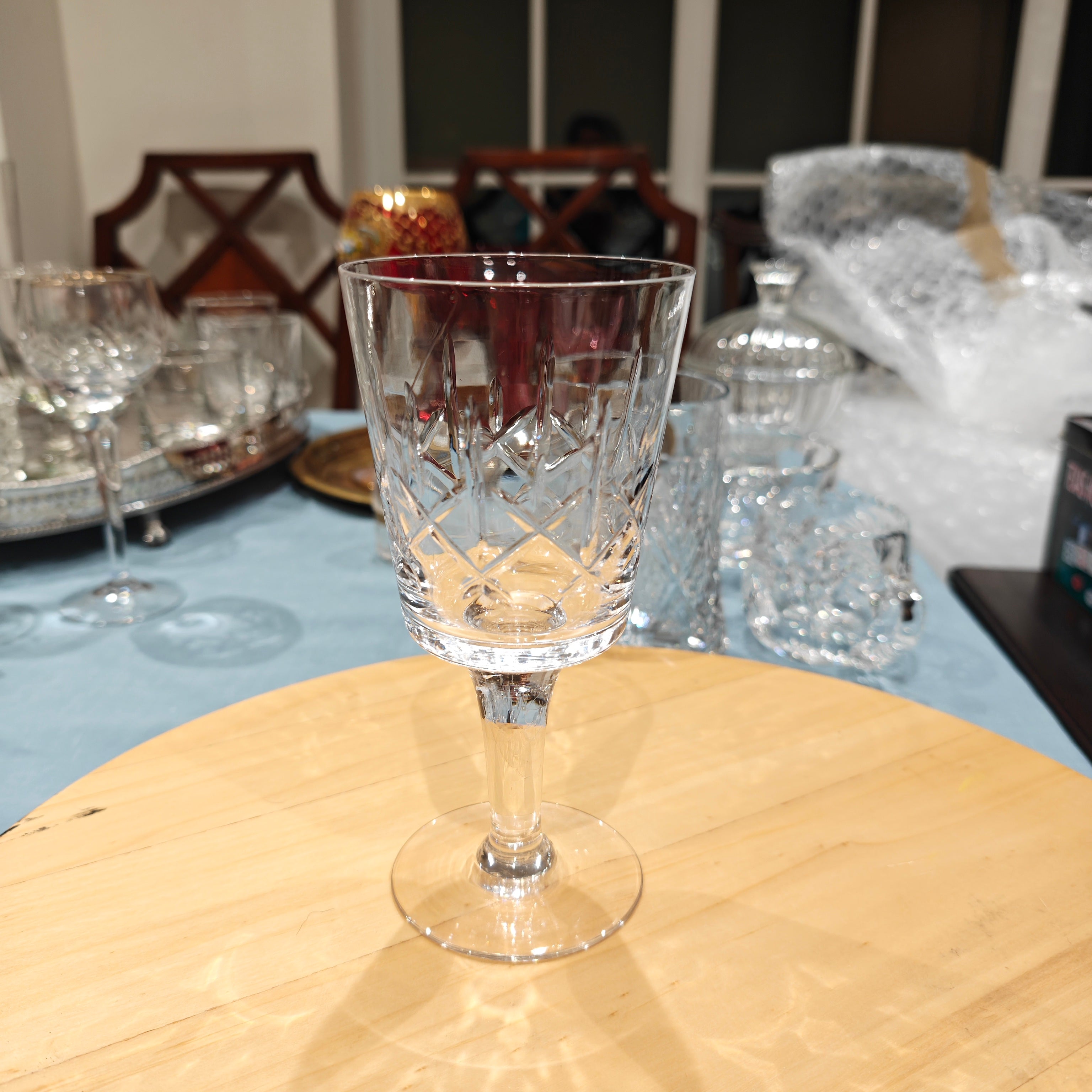 Waterford "Kinsale" Vintage  claret wine goblet.