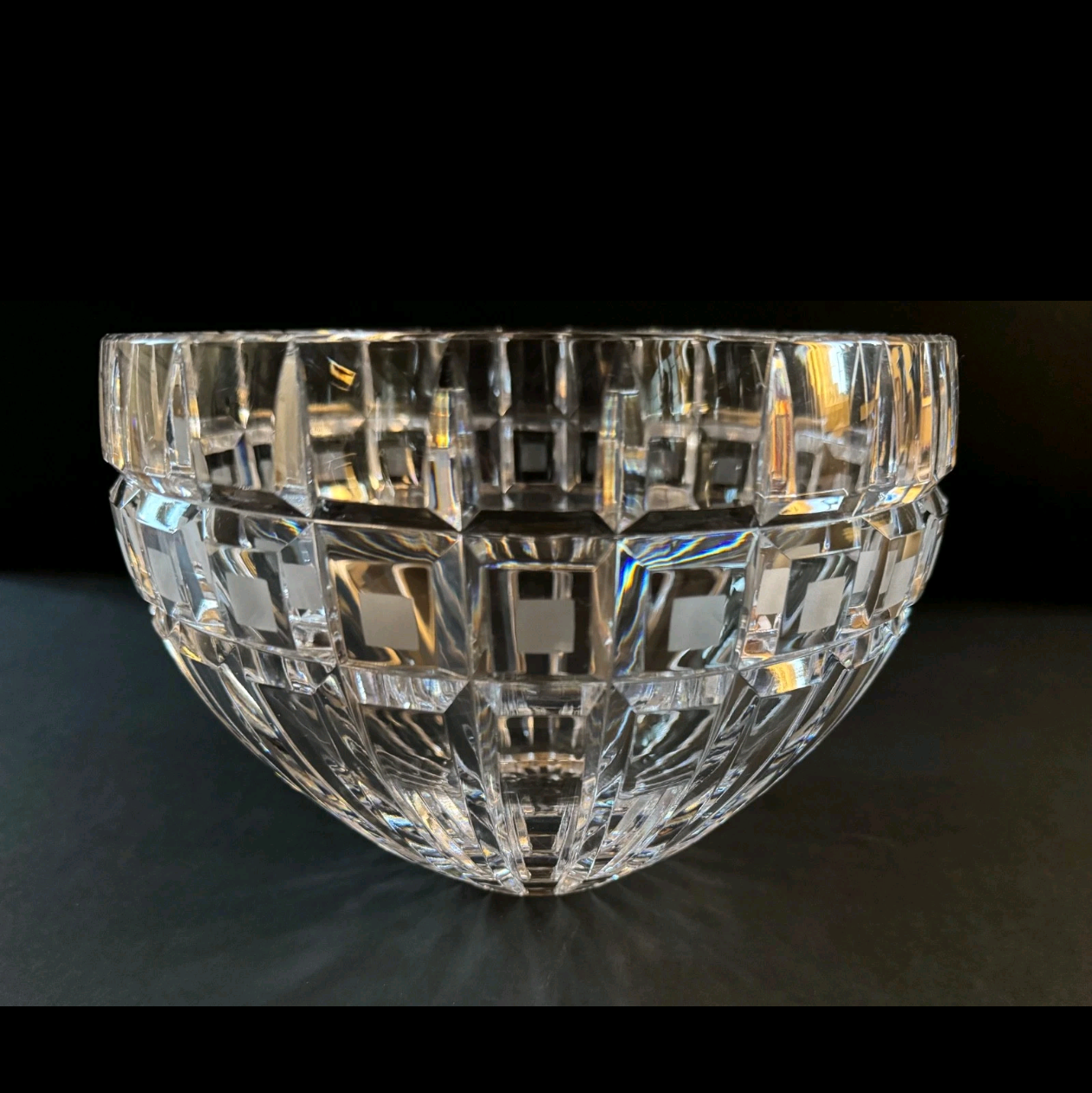 WATERFORD MARQUIS QUADRATA CRYSTAL BOWL