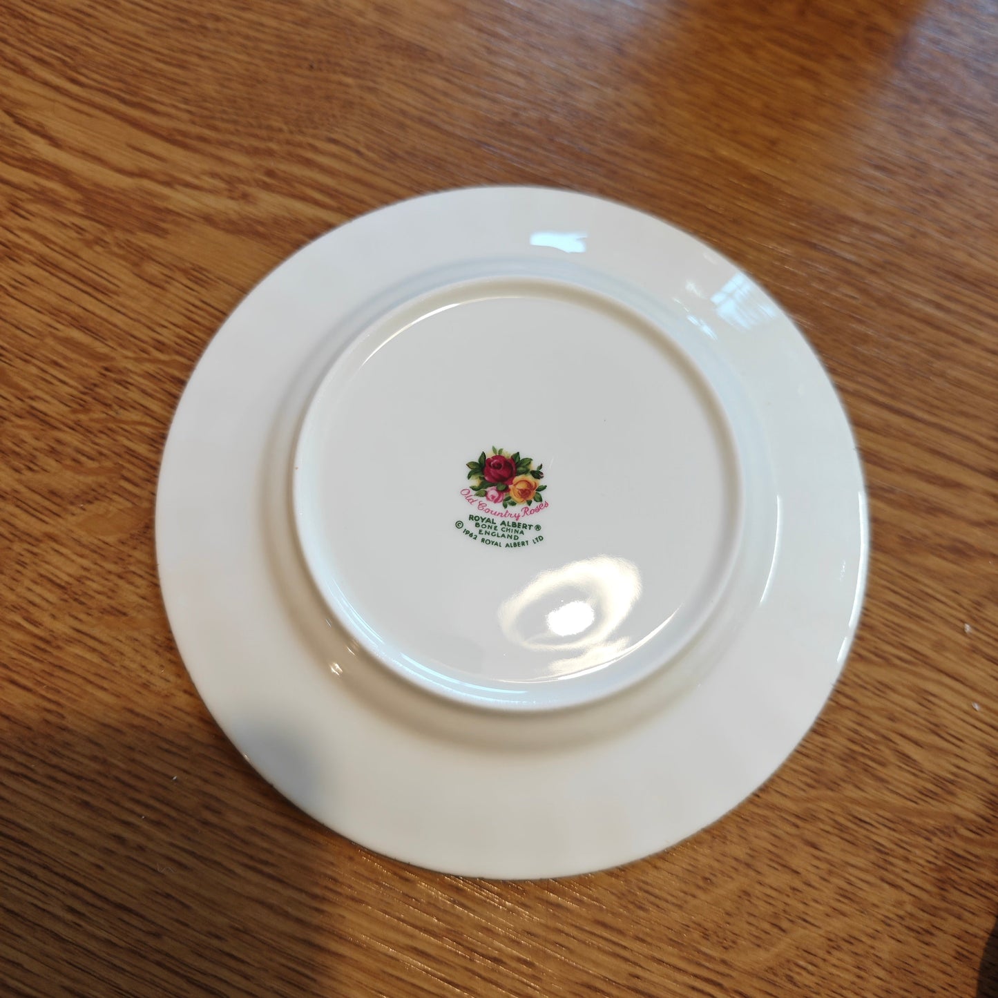 Rare Royal Albert Old Country Rose 16cm plate -1962 version made in England