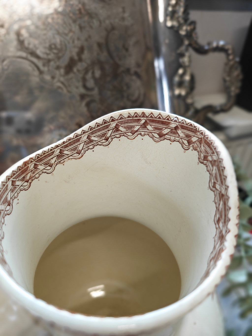 Société Céramique Maestricht Dutch ironstone big jug