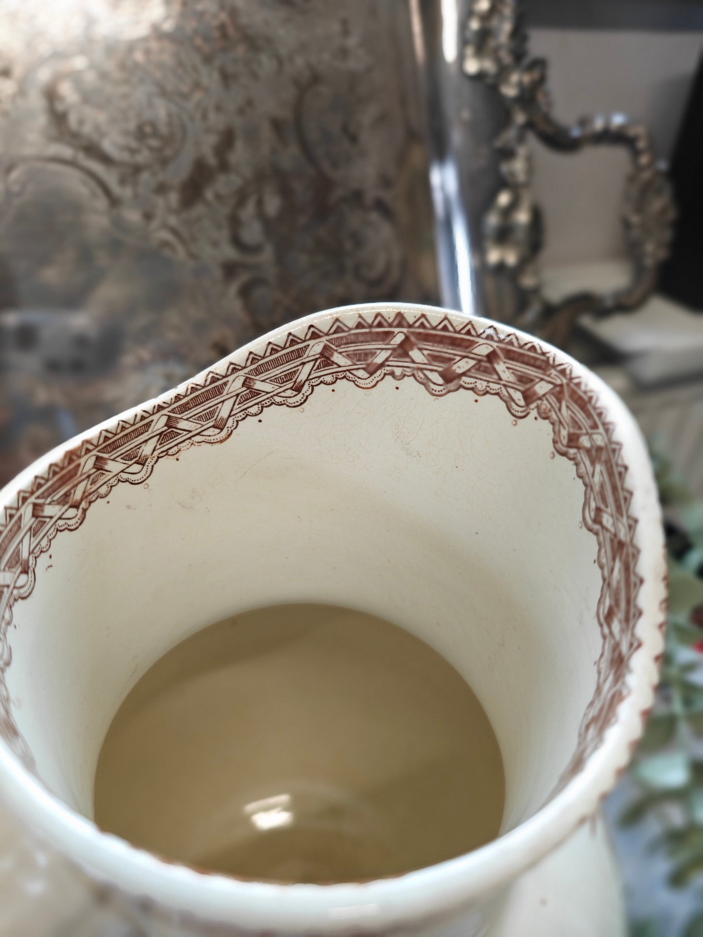 Société Céramique Maestricht Dutch ironstone big jug