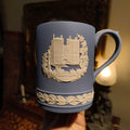 Wedgwood Pale Blue Jaspwerware Decorative Mug - Christmas Memorial Collection - 1970s to 1980s - Collectable Porcelain