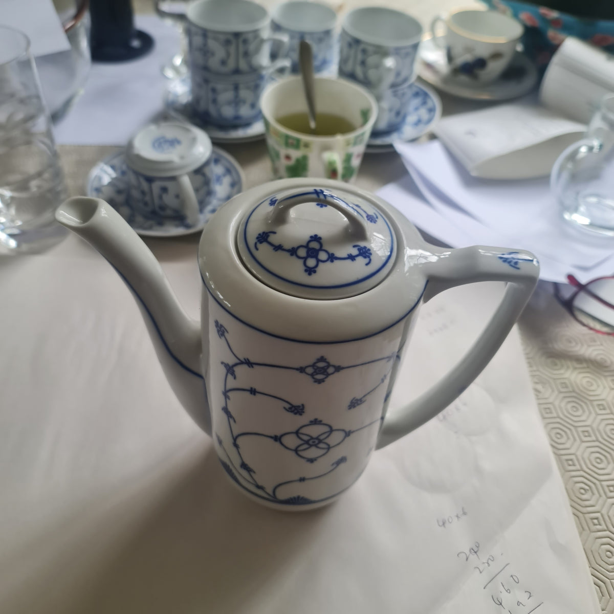 Germany Jasger Esienberg blue Copenhagen design coffee pot