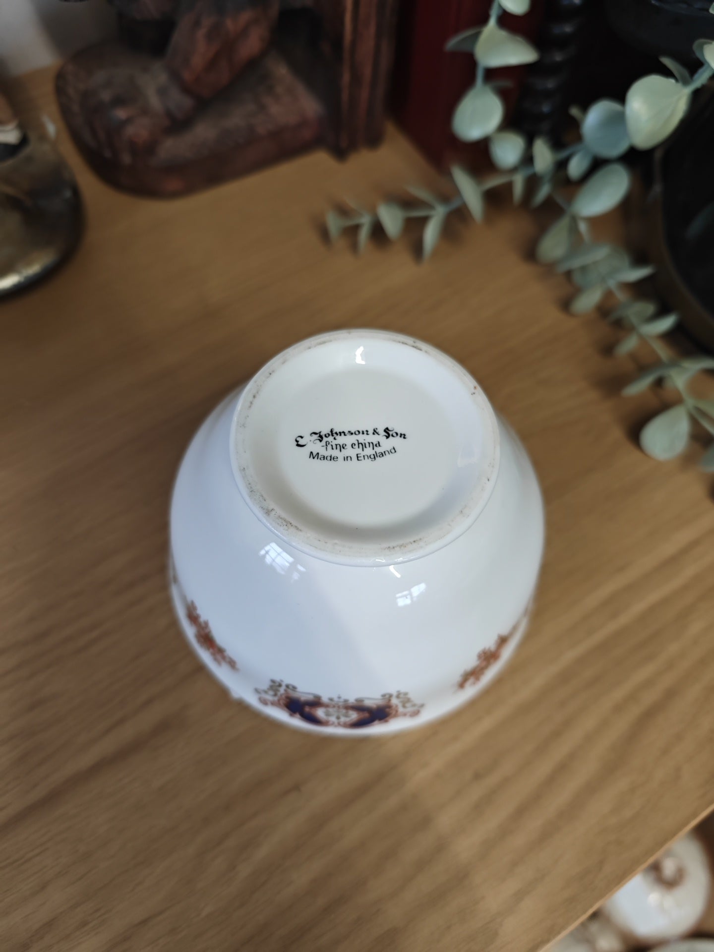 Vintage Johnson and son fine china sugar bowl
