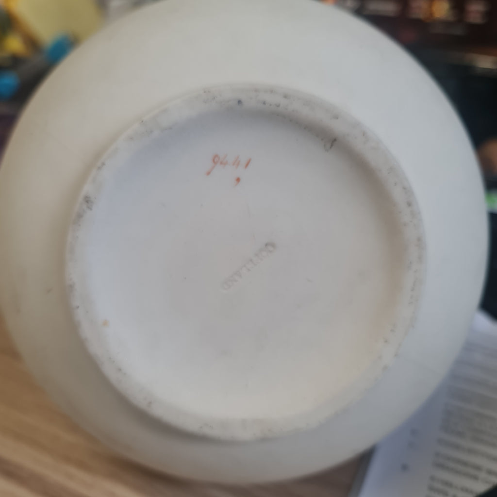 Exquisite 1860 Copeland handpainted jug with hand crafted handle