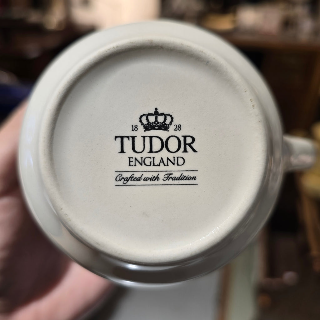 Vintage Tudor England Toile Floral Mug