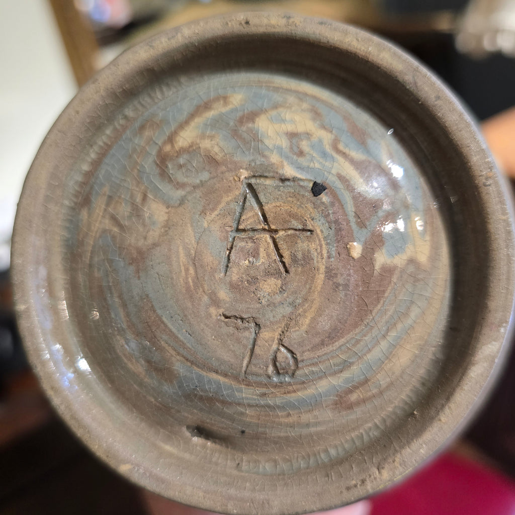 Vintage Stoneware Studio Art Pottery - AF 1976