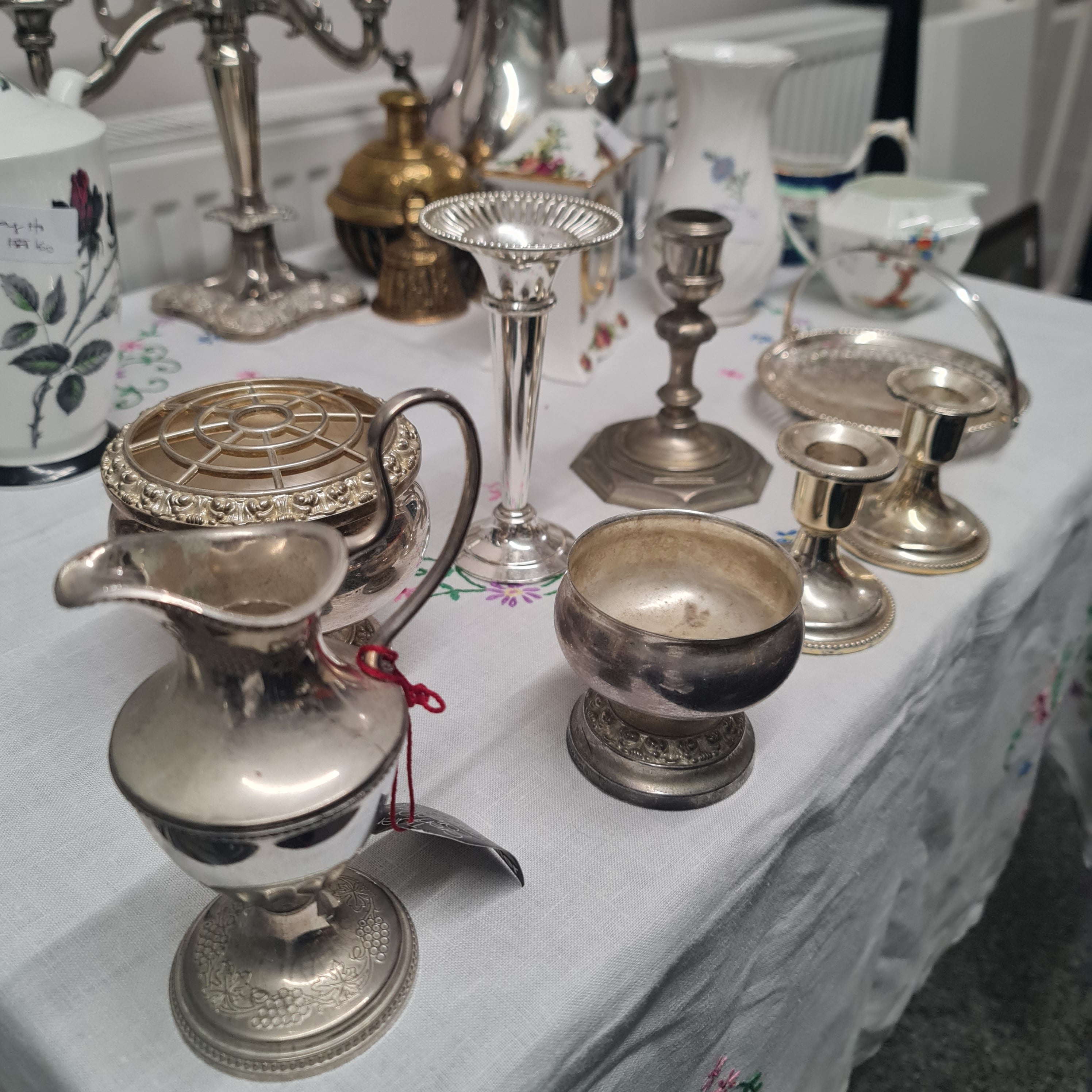 Vintage Silver plated ornaments