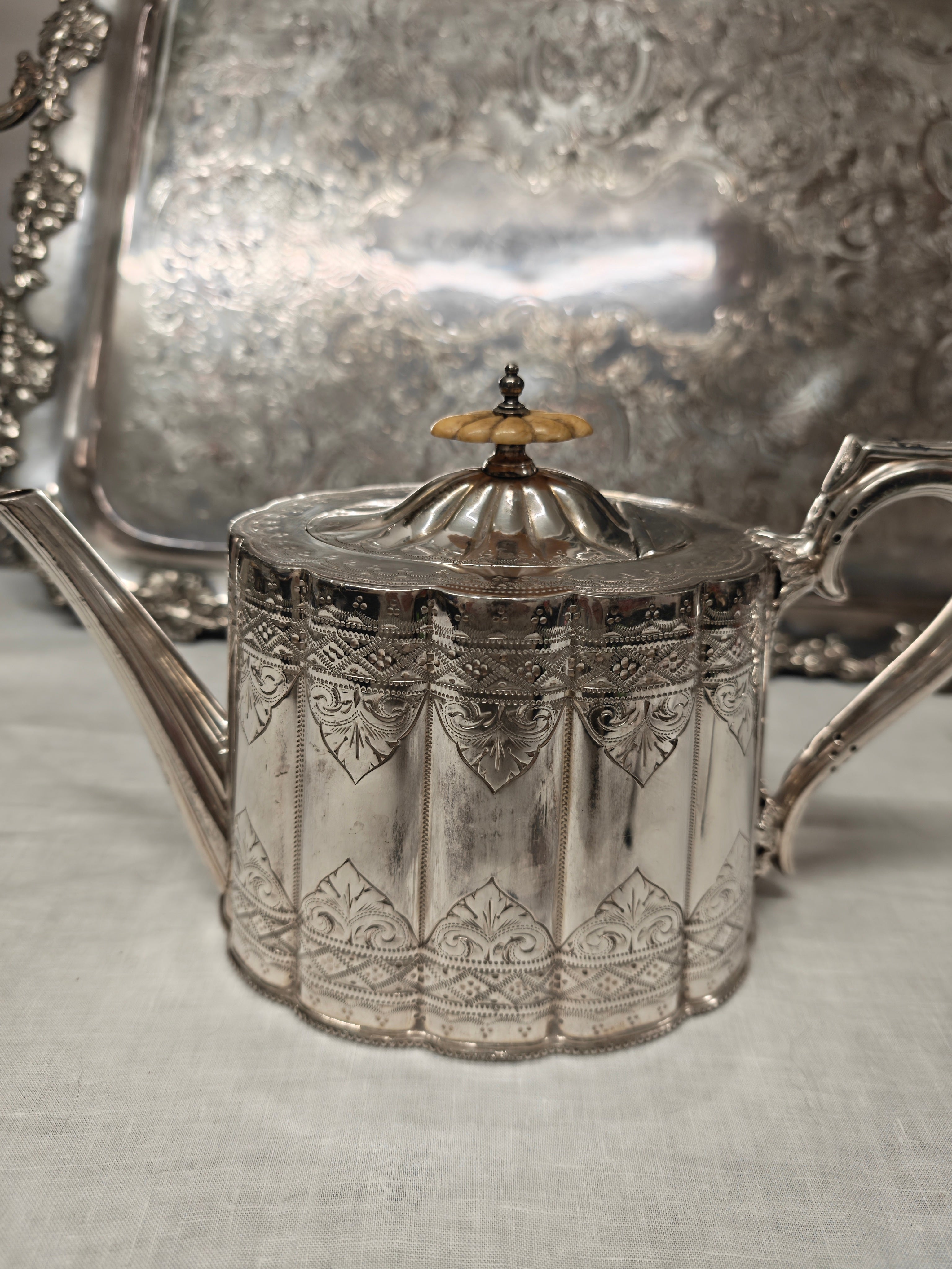 Walker Hall Silver plated Teapot