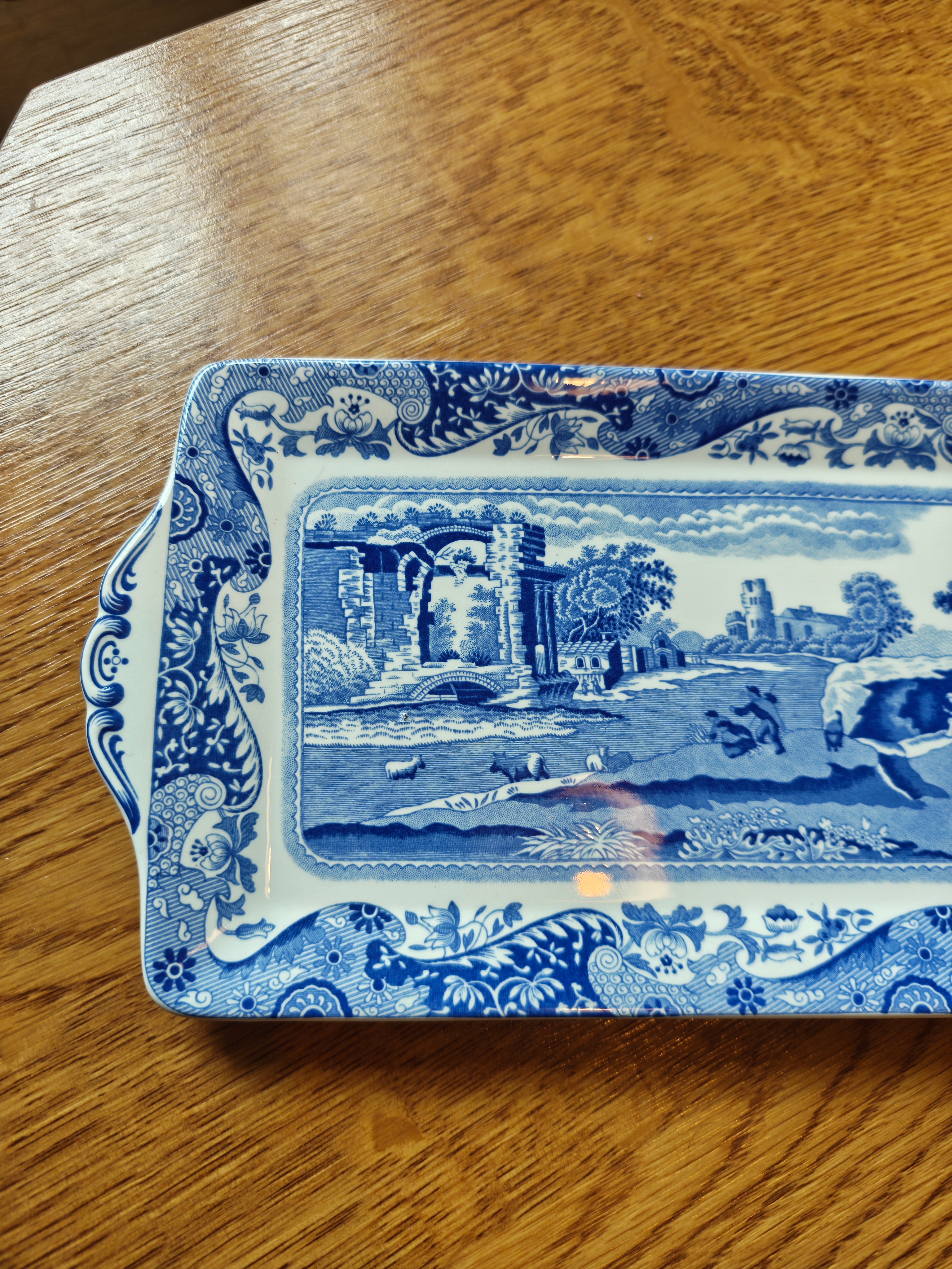 Lovely Spode blue Italian serving platter