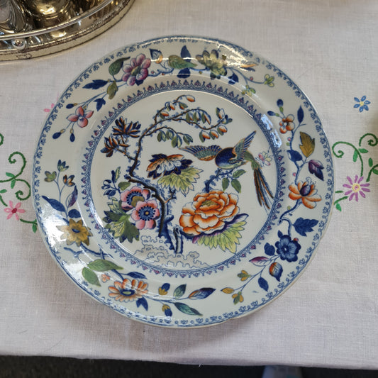 Georgian Davenport stoneware plate c 1825