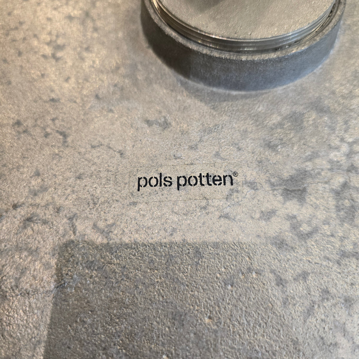 Vintage Polspotten Round Top Cast Iron Coffee Table