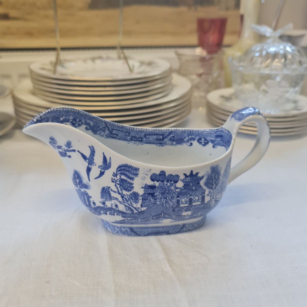 Ridgways Willow Ware Blue Willow gravy bowl or sauce bowl