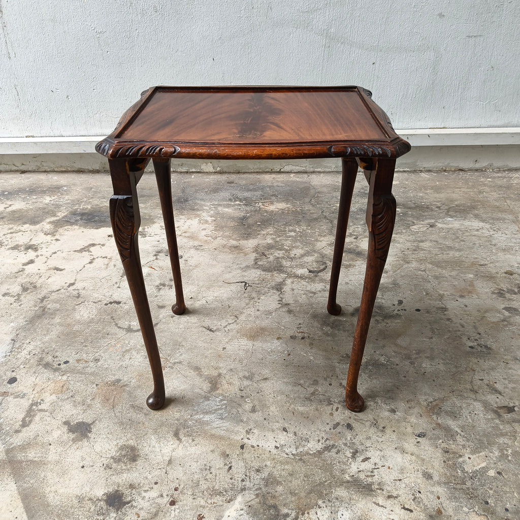 Antique Flame Mahogany Nesting Tables