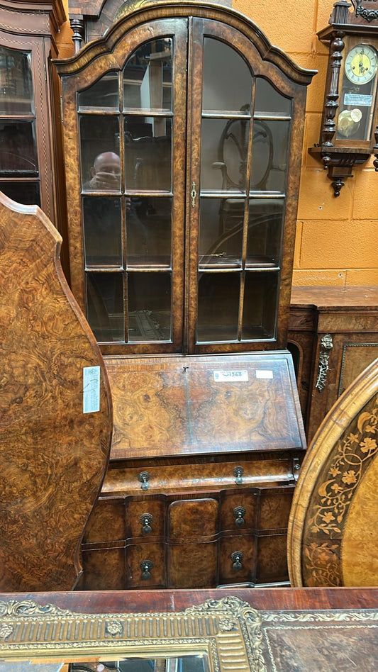 Vintage Walnut display cabinet