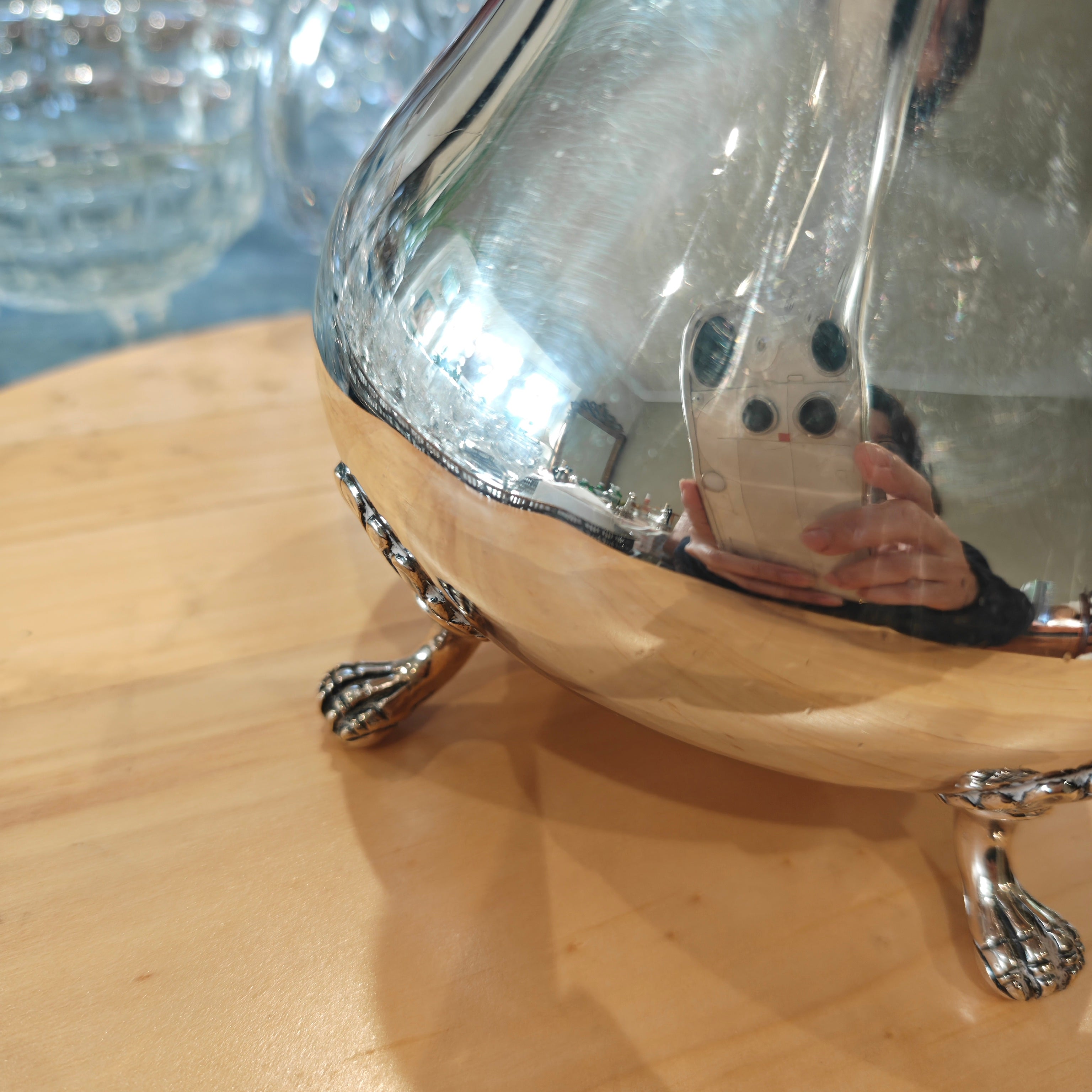 Early century Mappin and Webb silver plated tea/coffee /water pot