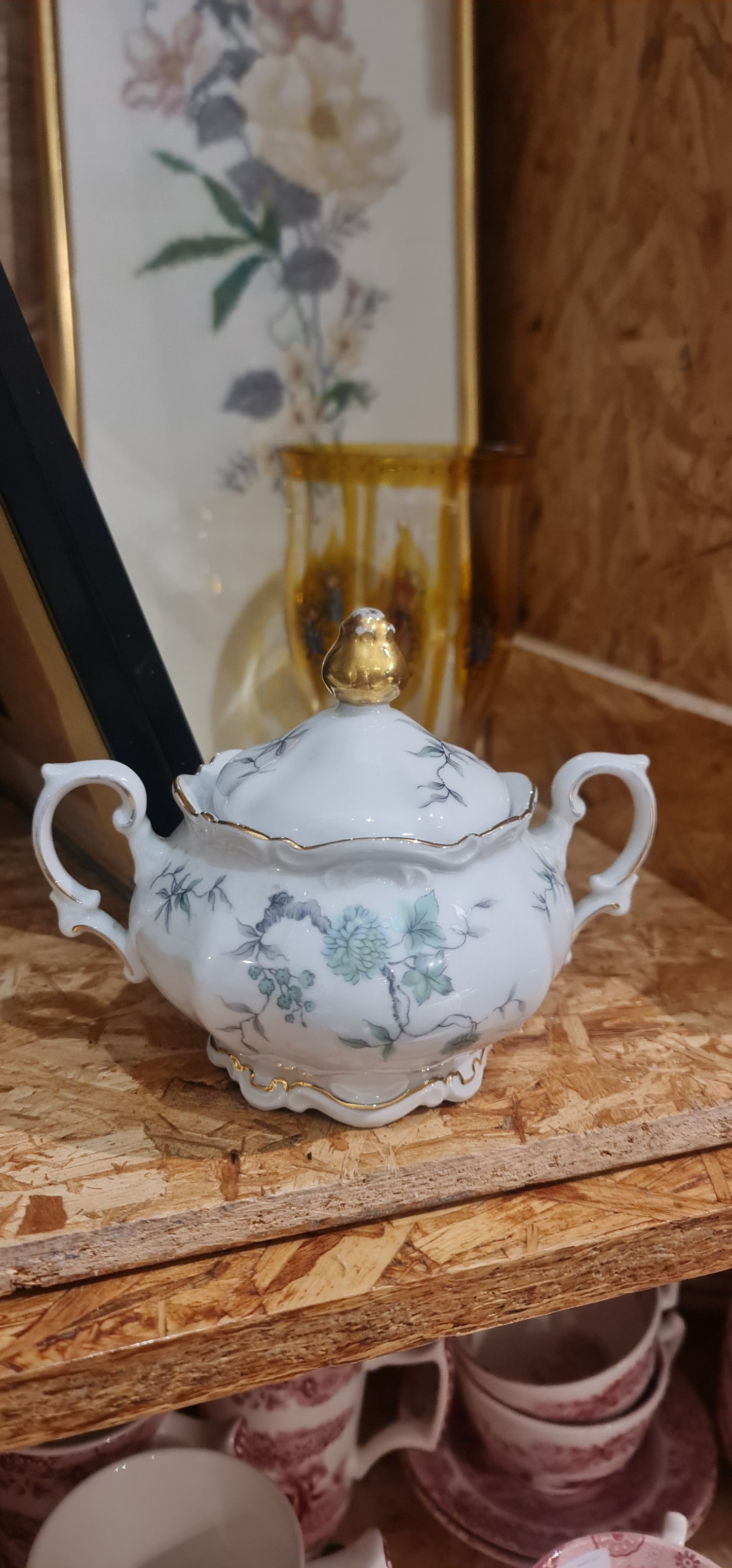 Royal Heidelberg Winterling Bavaria Green Ming tableware