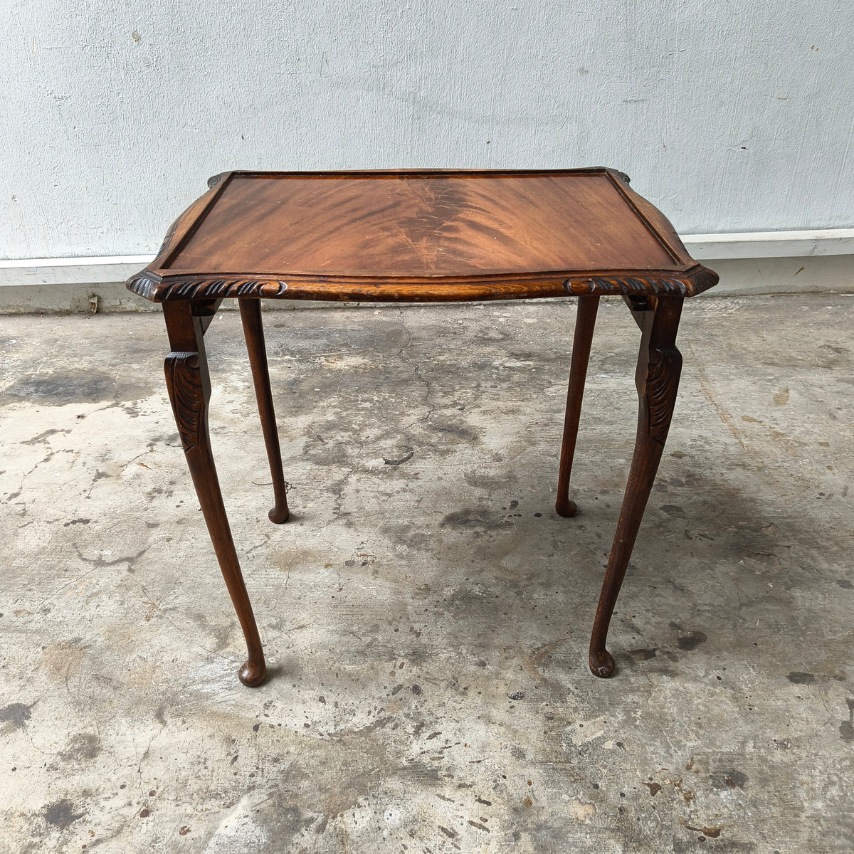 Antique Flame Mahogany Nesting Tables