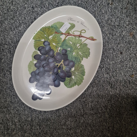 Portmeirion lovely big platter with grapes design