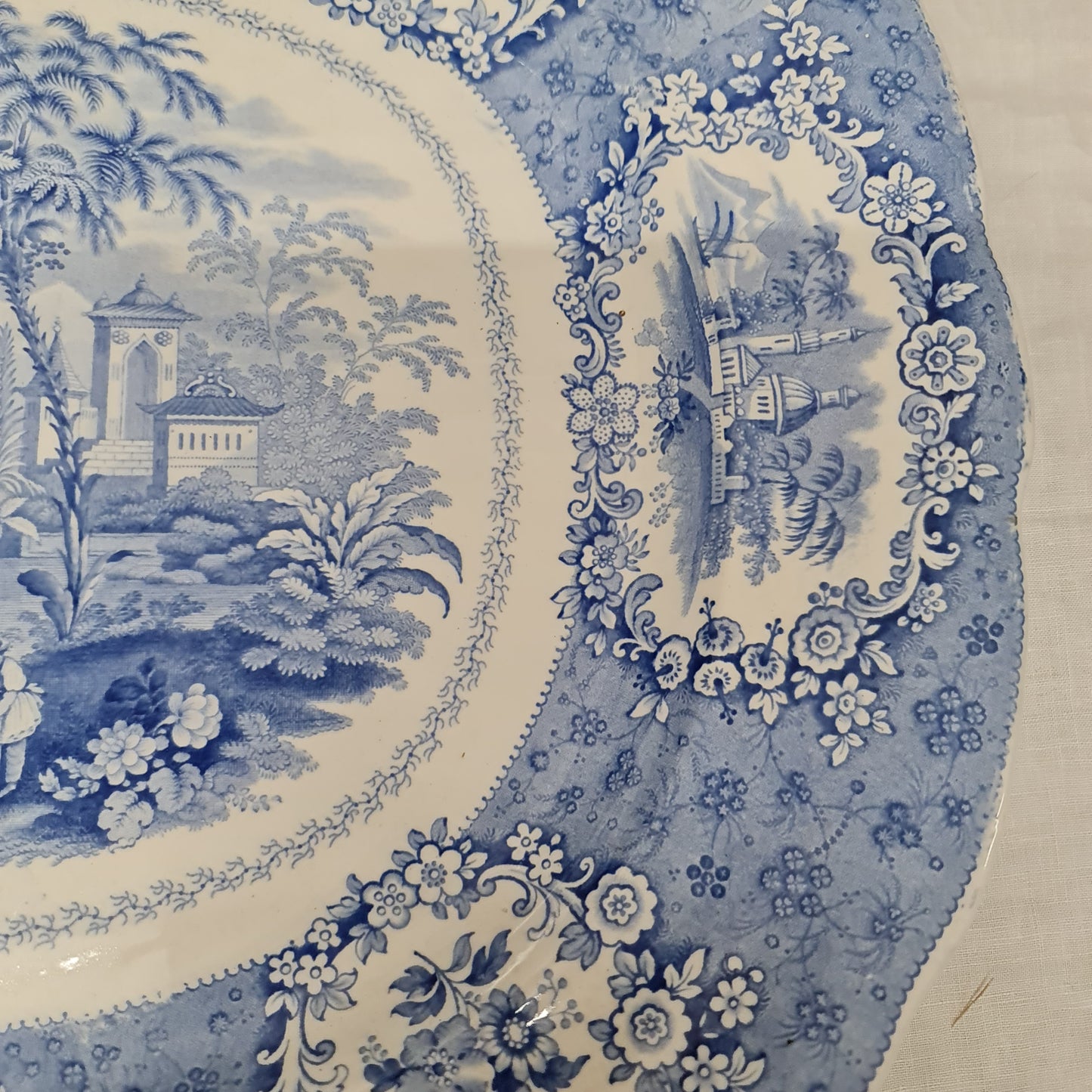 Antique big platter by William Ridgway Bell Works