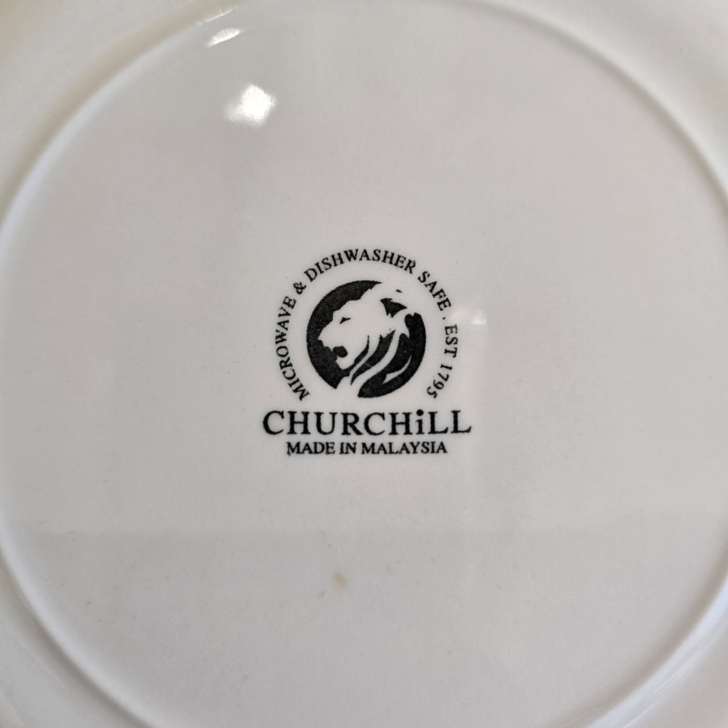 Churchill Pink & Cream Floral Chintz Rimmed Plate (20cm)