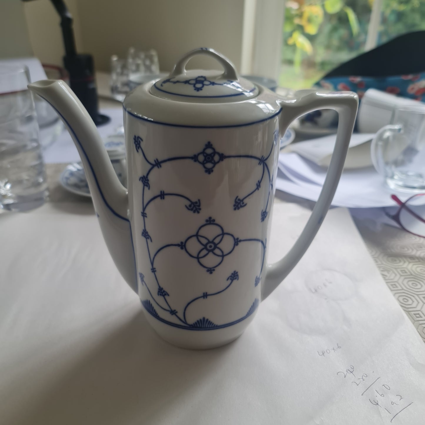 Germany Jasger Esienberg blue Copenhagen design coffee pot