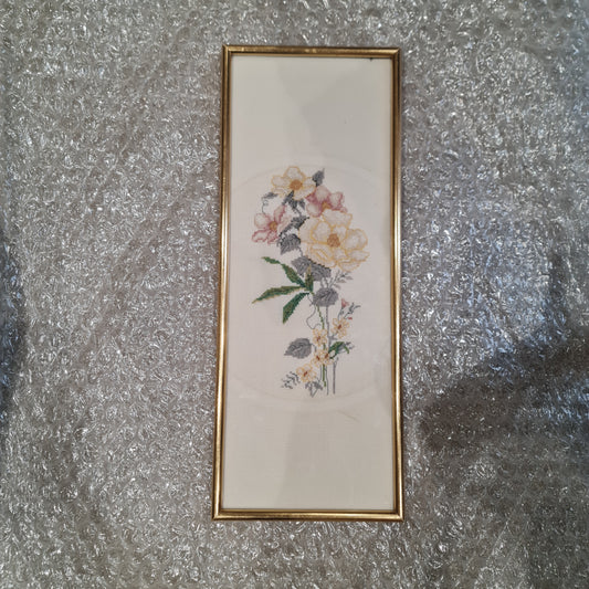 Petit Point Floral Tapestry