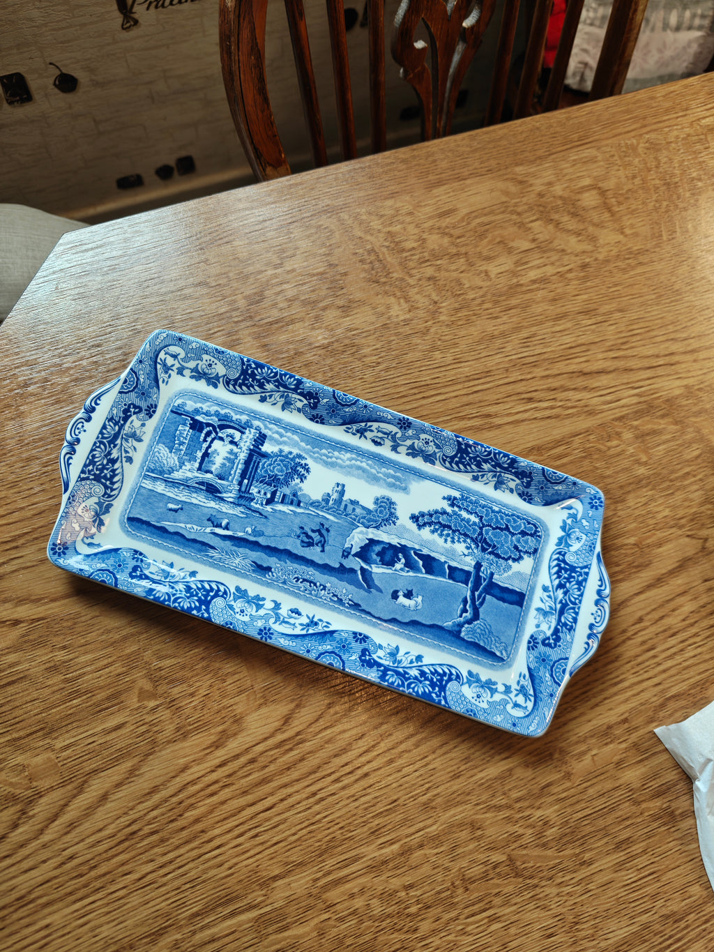 Lovely Spode blue Italian serving platter