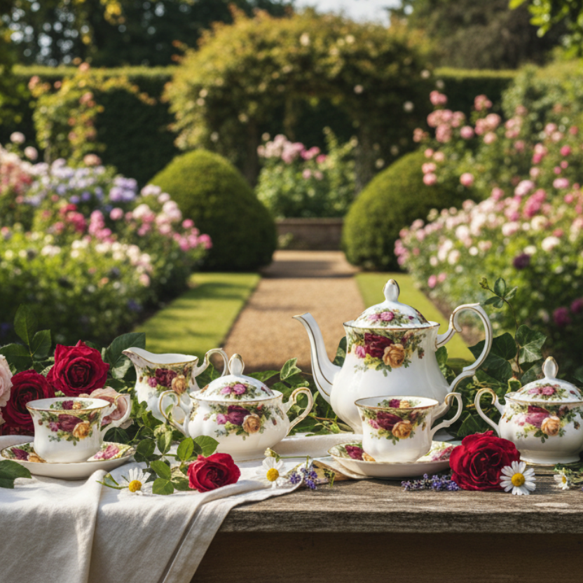 Royal Albert Old Country Roses Vintage Tea set