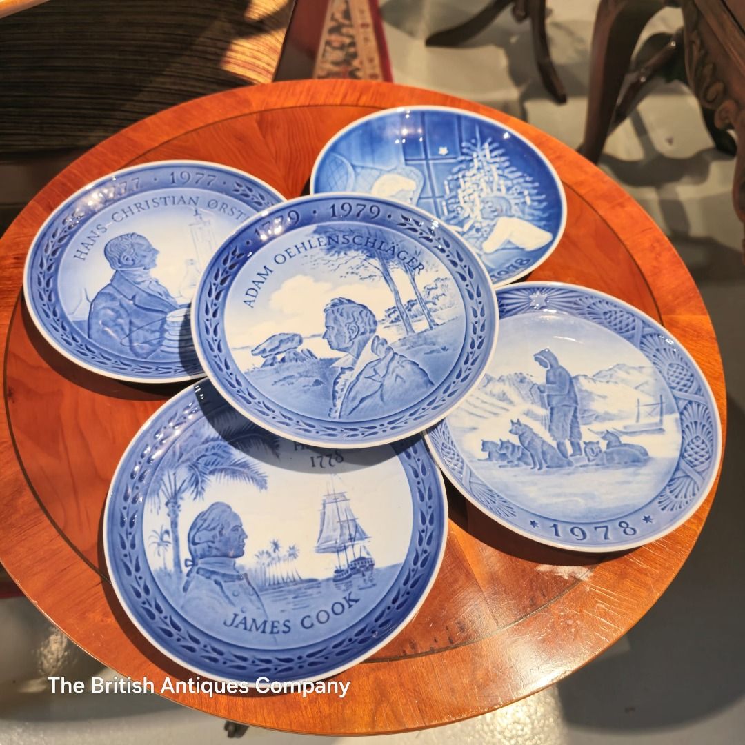 Royal Copenhagen collectible plate from 1977, 1978, and 1979 celebrate legacy, discovery, and timeless art