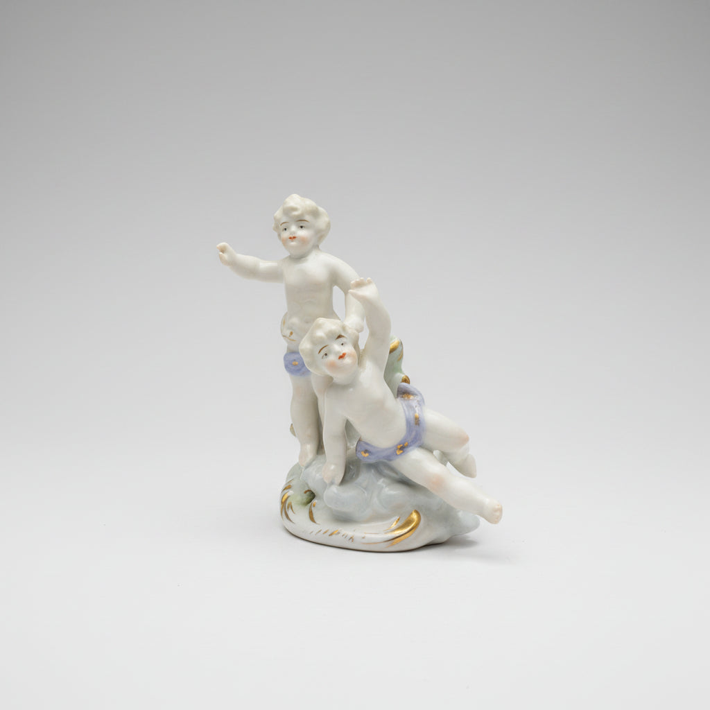 Meissen Style Porcelain Children Figurine
