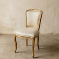 Elegant Antique French Louis XV Style Upholstered Side Chair