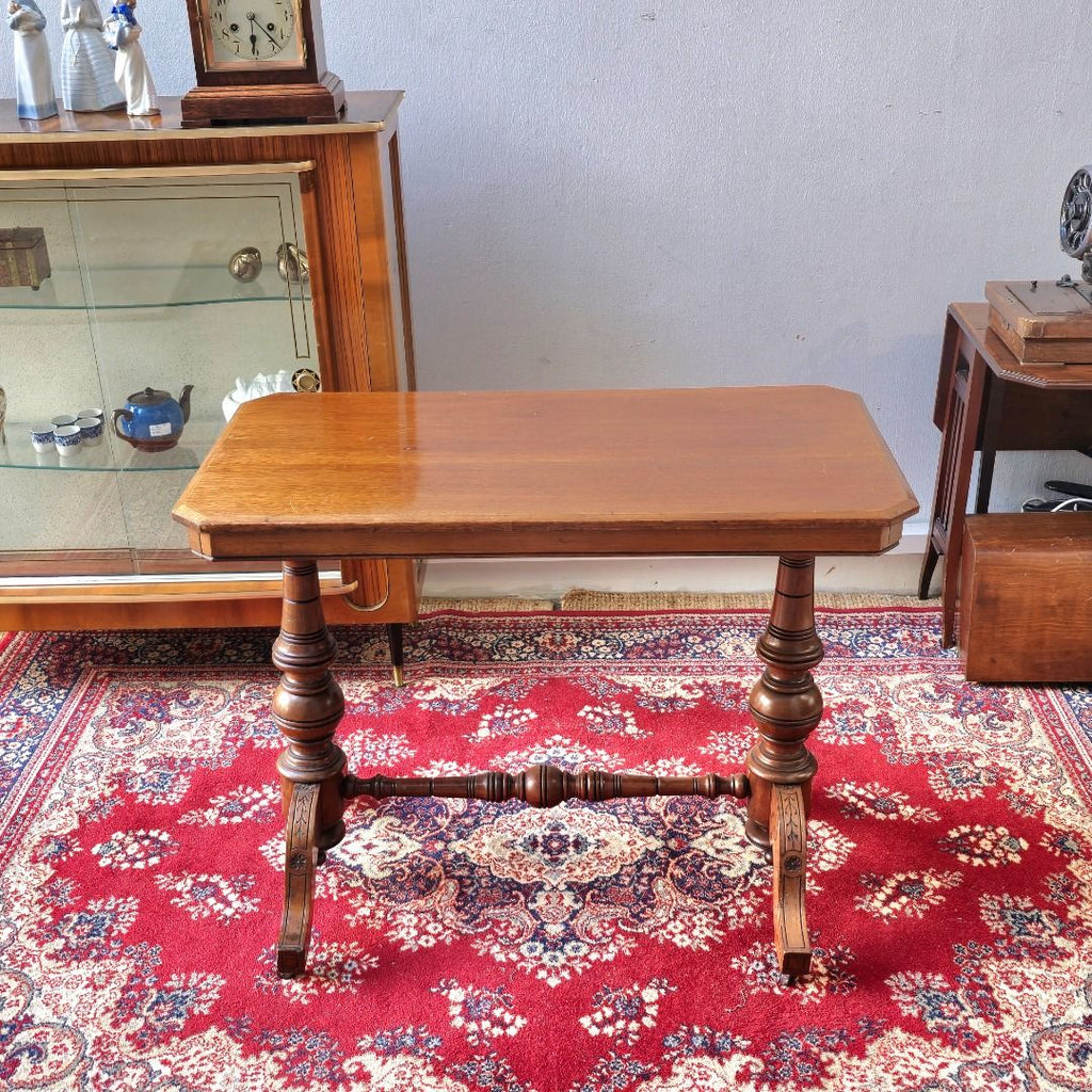 Victorian Turned Leg Console Table