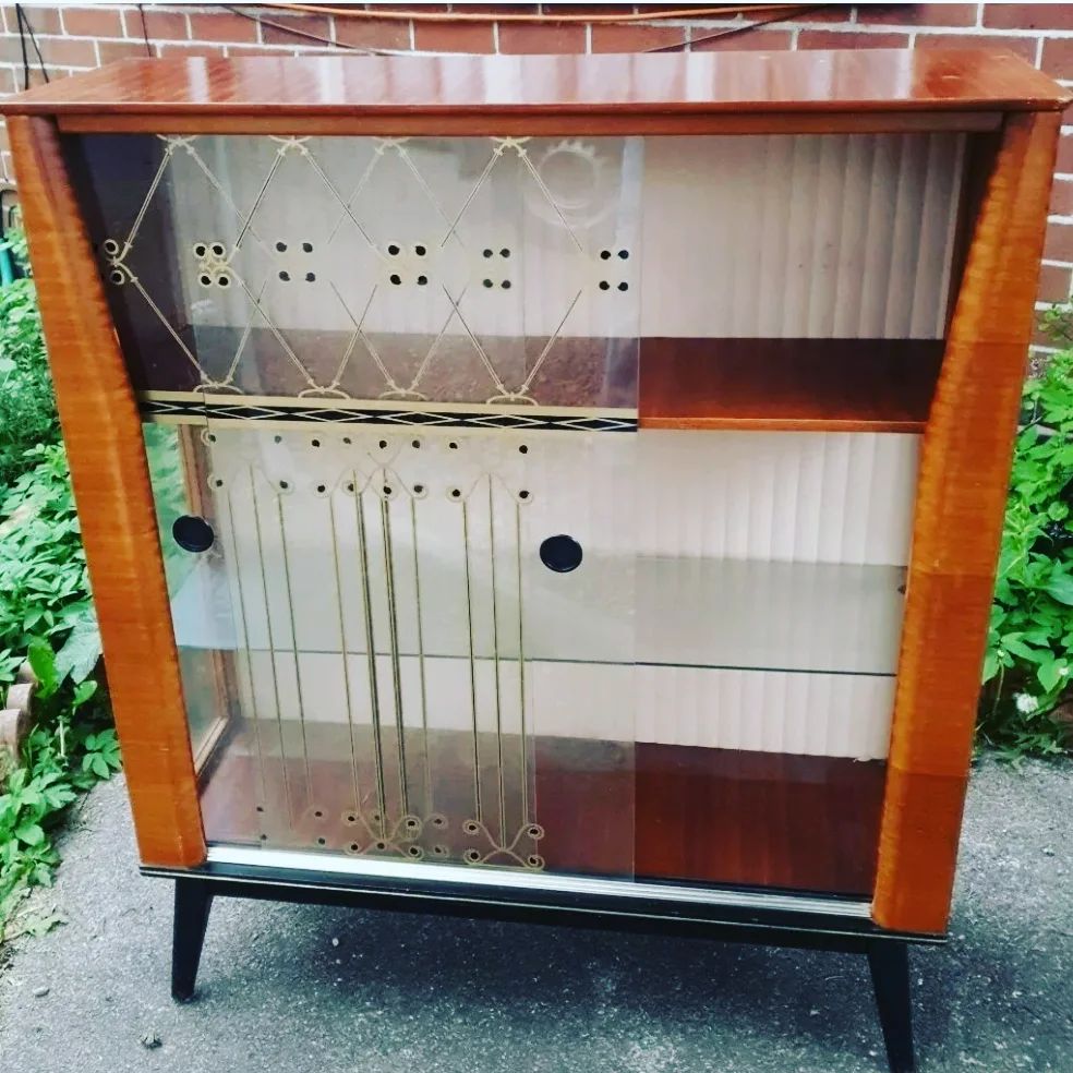 Vintage display cabinet Cocktail cabinet
