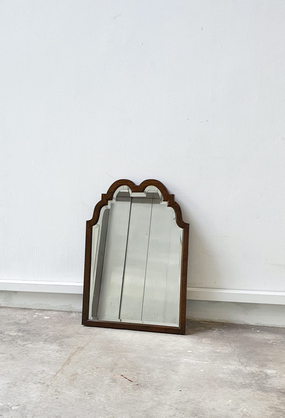 Rare 19th century big oak mirror