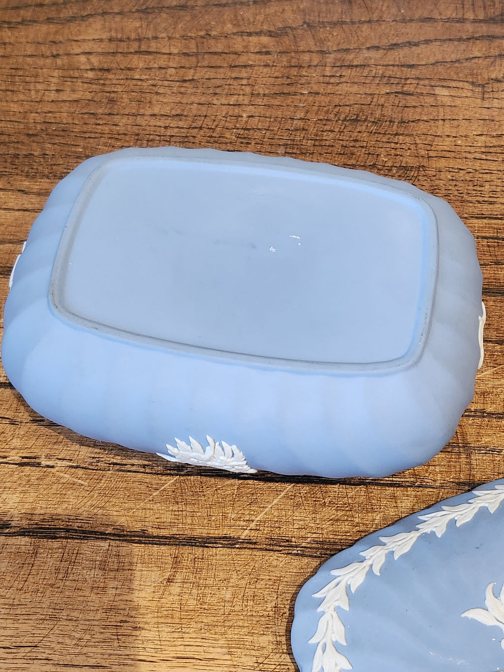 Wedgwood Blue Jasper Rectangle Candy box