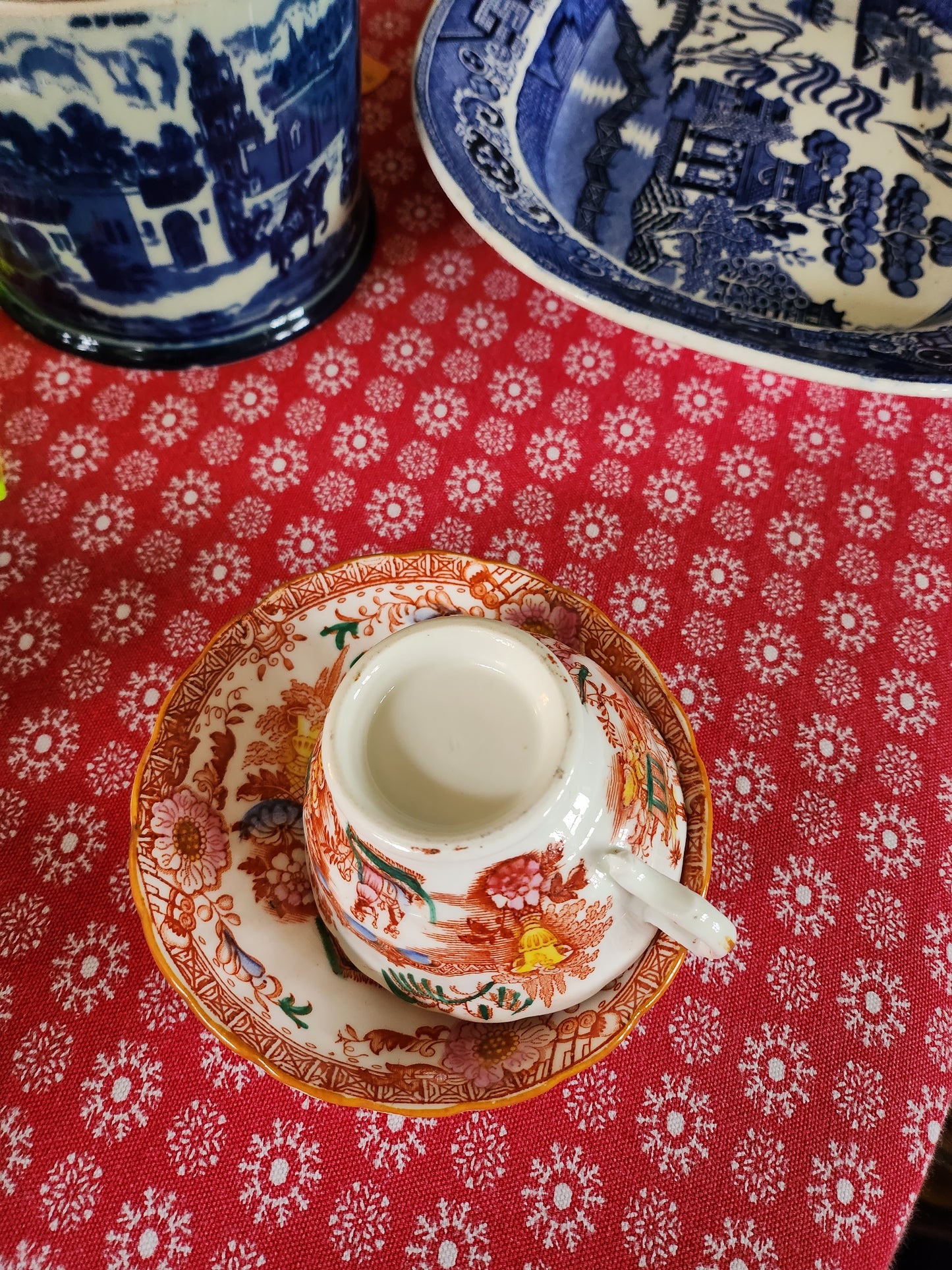 Victorian hand painted teaset