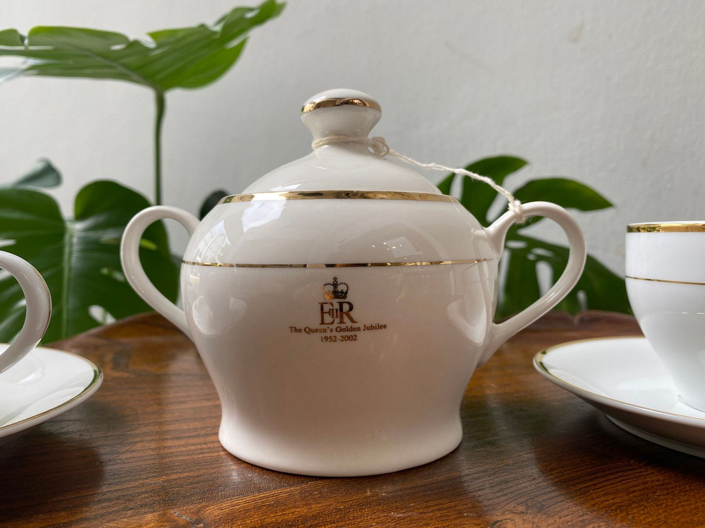 The Queen Golden Jubilee Sugar Pot (Part of the Queen's Jubilee Tea Set)