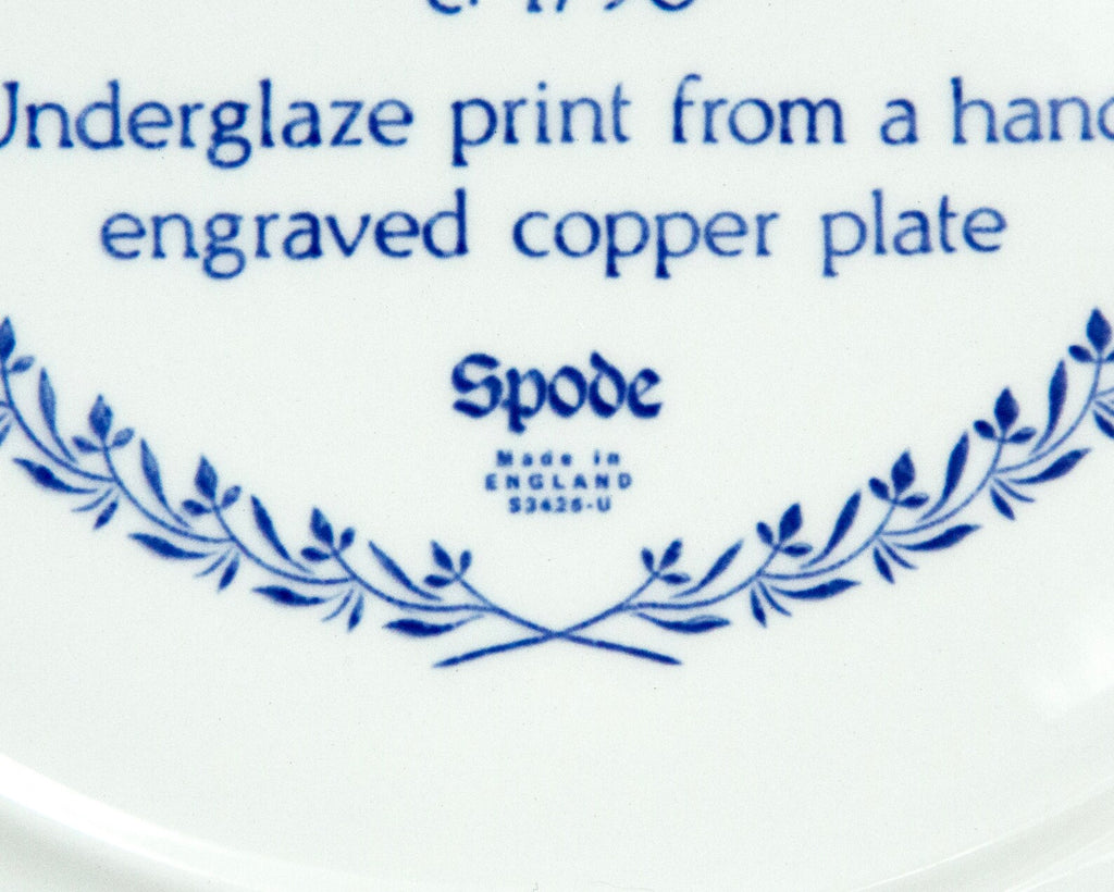 Spode Willow blue and white big Plate