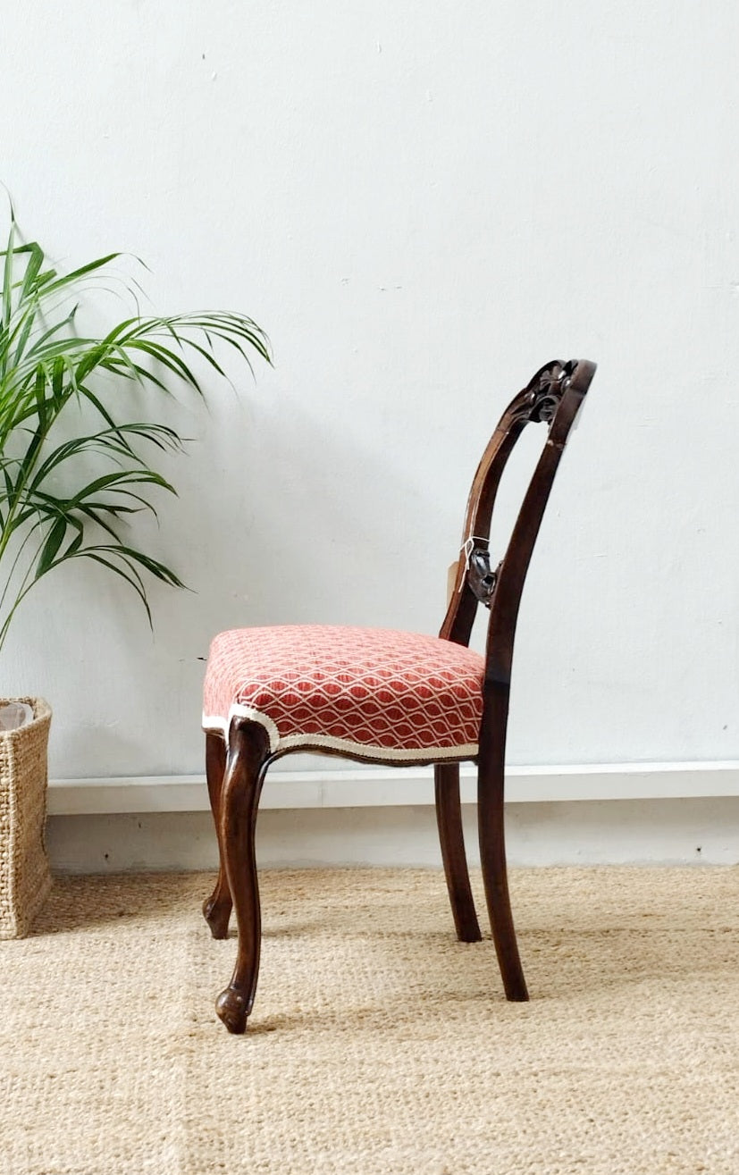 Victorian Mahogany Hand-Craved chair