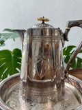 Victorian Silver Plated Milk Jug and Coffee Pot