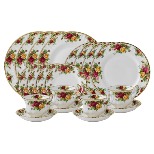 Royal Albert Old Country Roses 20 Piece Dinner Set- BRAND NEW
