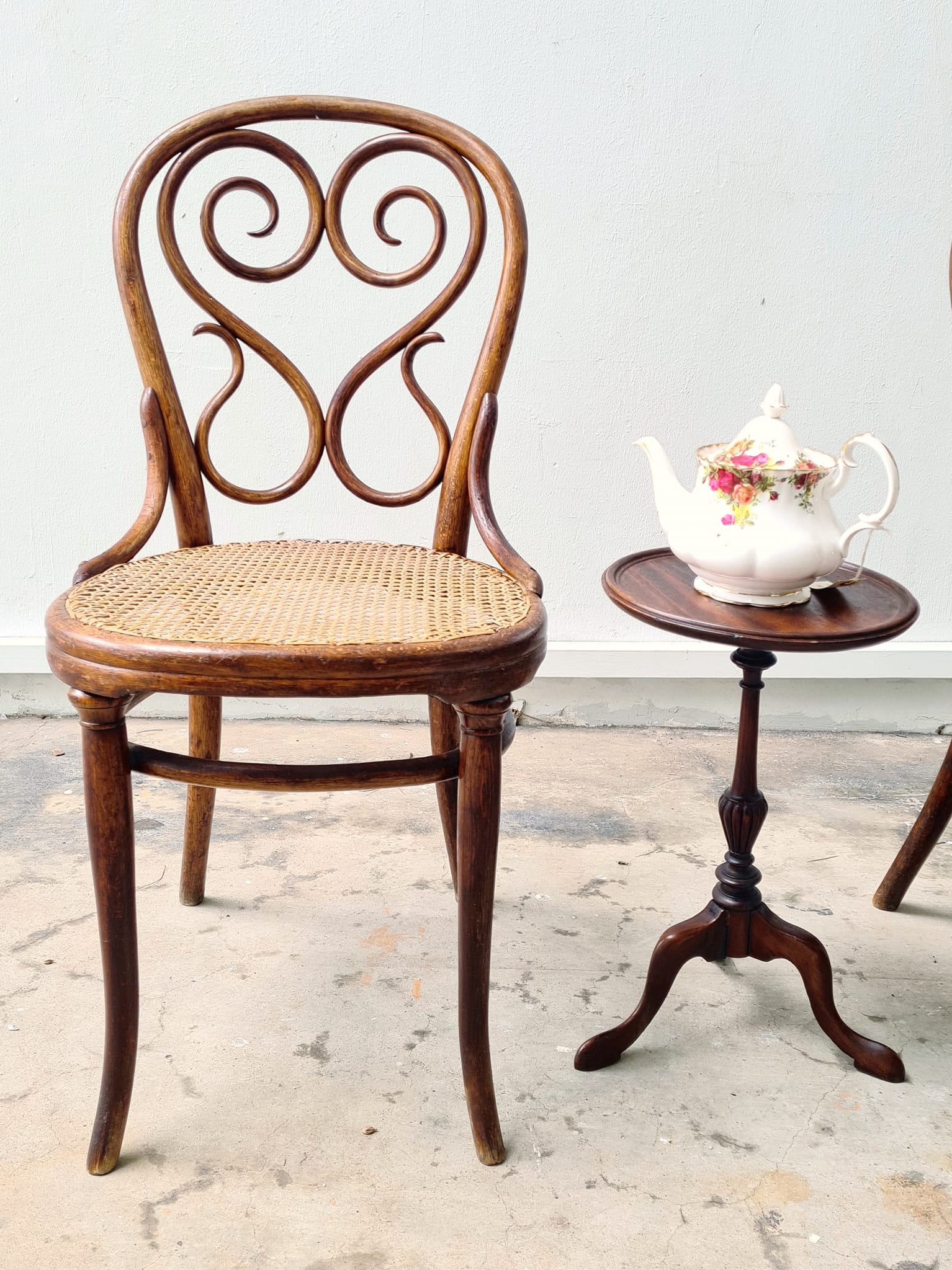 Original Mid-century Thornet bent wood chair from England 
