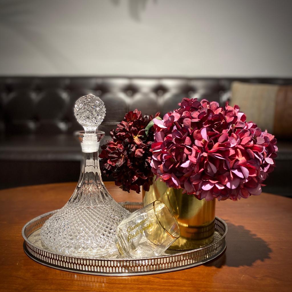 Vintage Crystal Wine Decanter