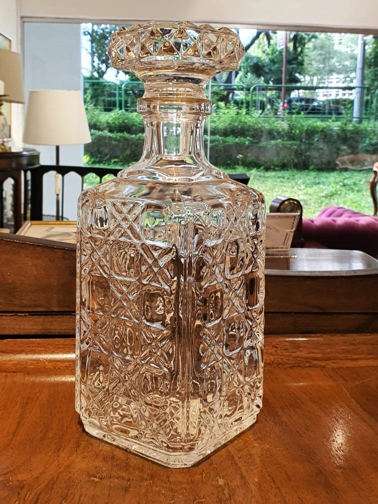 Vintage Decanter -Square