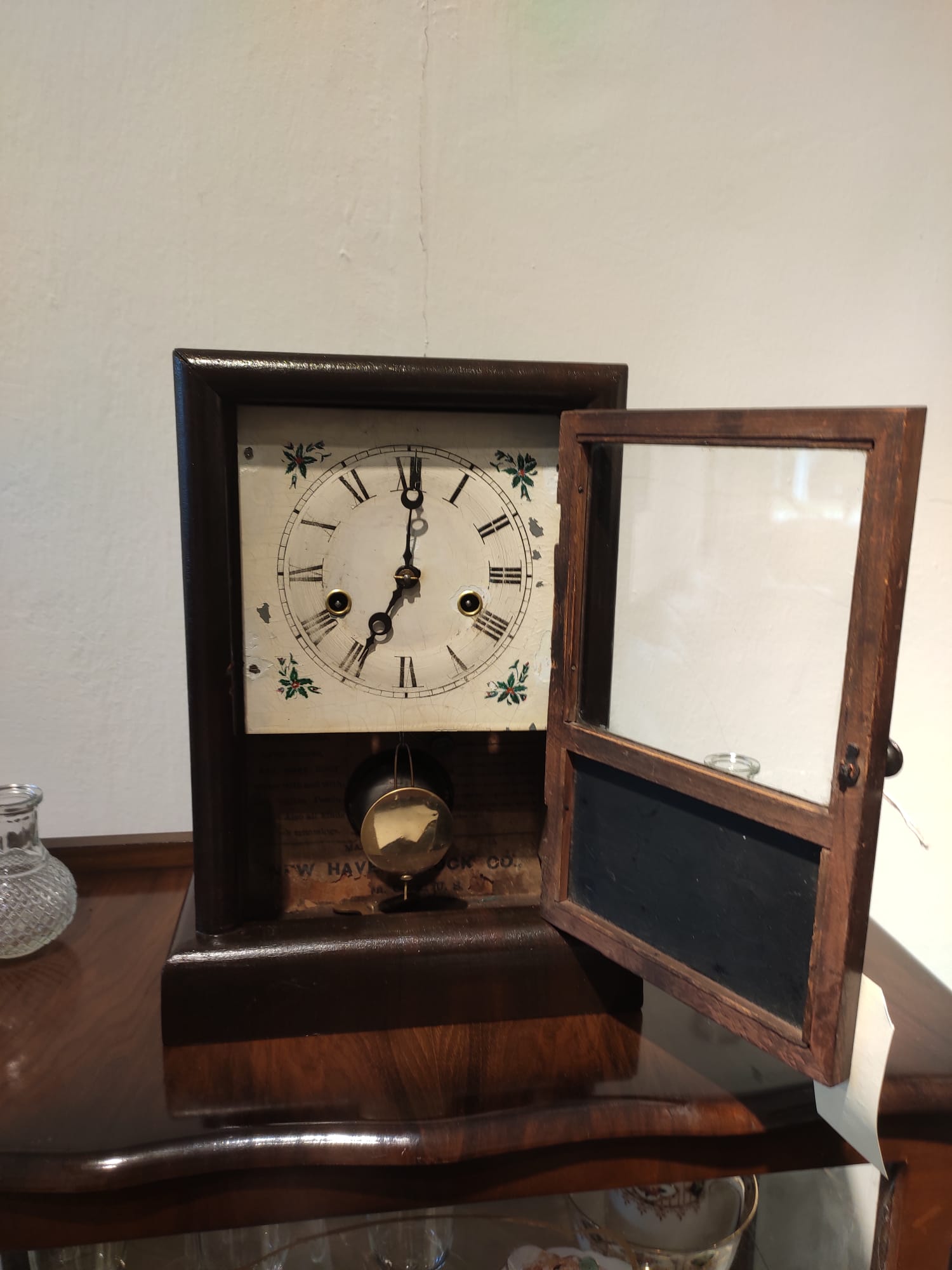 1816 New heaven antique vintage clock co