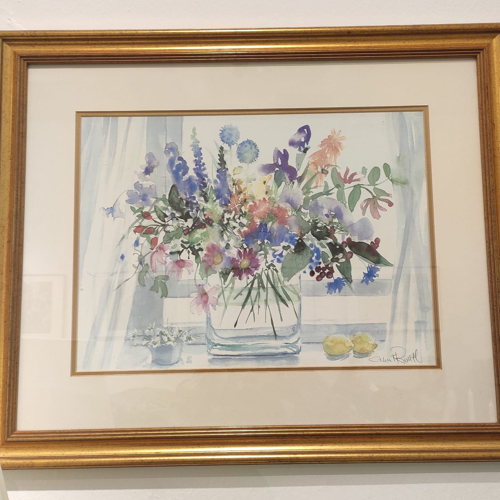 Summer Splendor Water Painting by Celia Russell