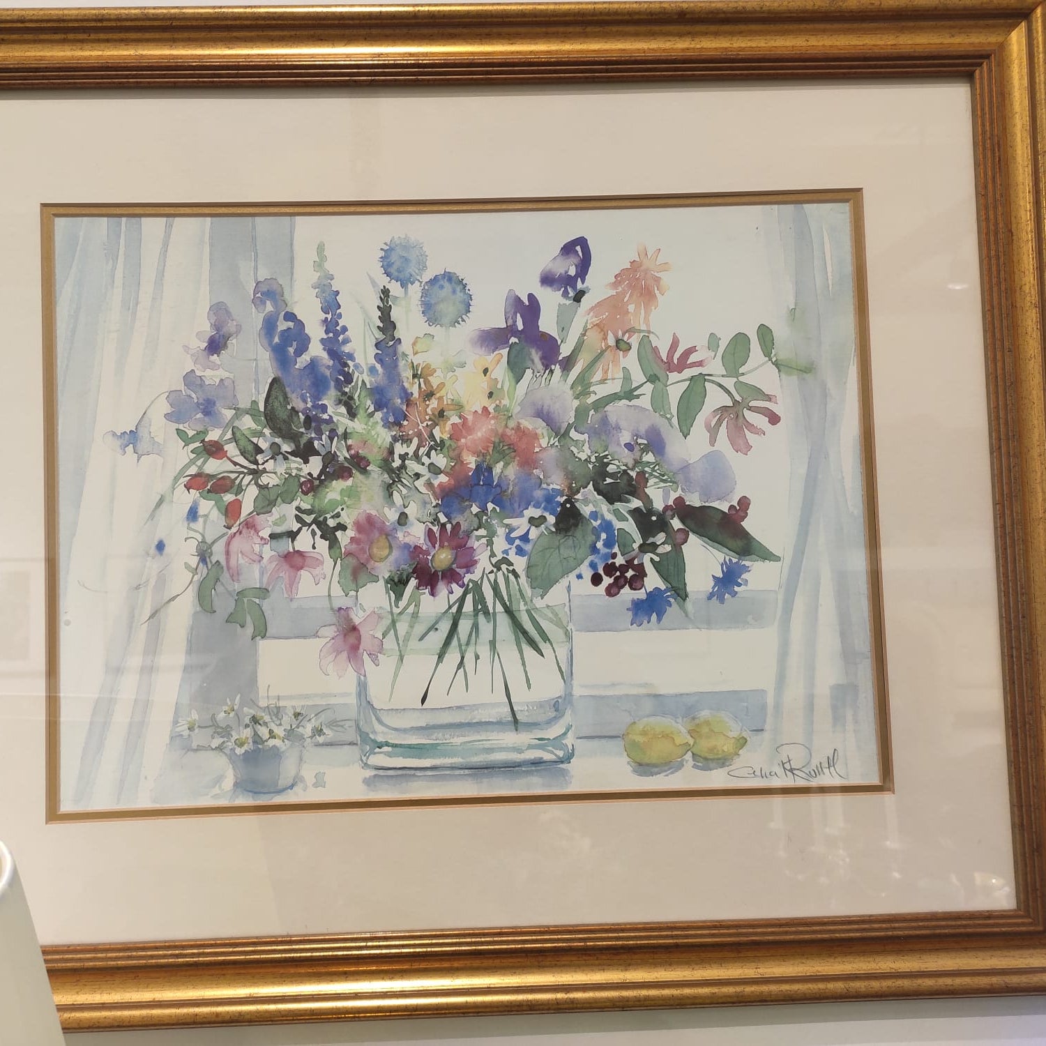 Summer Splendor Water Painting by Celia Russell